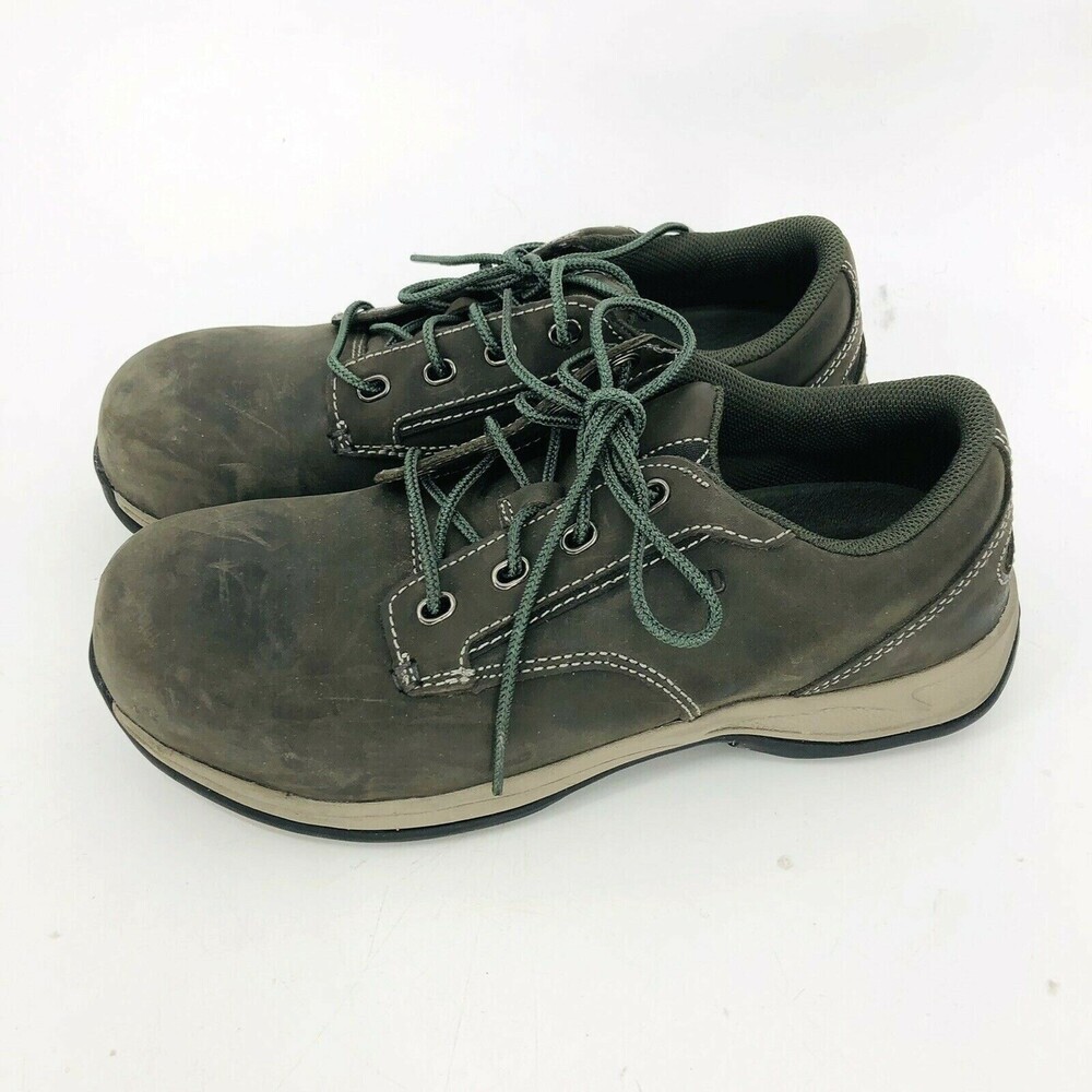 Red Wing Women's Comfort Pro Oxford Gray Composite Safety Toe Work Shoe Size 8